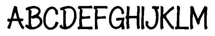 Muscari Font UPPERCASE