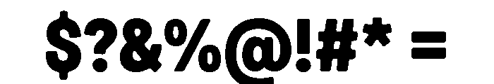 Musgo ExtraBold Font OTHER CHARS