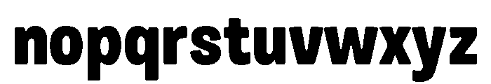 Musgo ExtraBold Font LOWERCASE