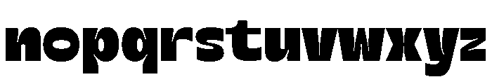 Musha-Regular Font LOWERCASE