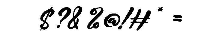 Mushor Niagre Regular Font OTHER CHARS