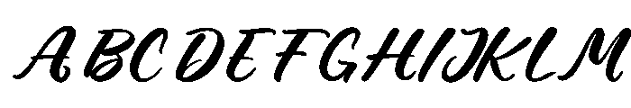 Mushor Niagre Regular Font UPPERCASE