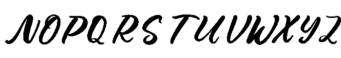 Mushor Niagre Regular Font UPPERCASE