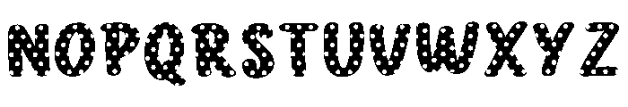 Mushroom Pulkadot Regular Font LOWERCASE