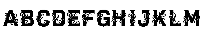 Mushroom Regular Font UPPERCASE