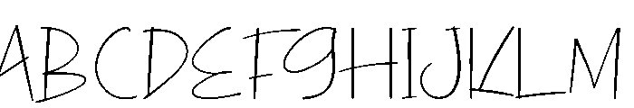 Mushroom Soup Font UPPERCASE