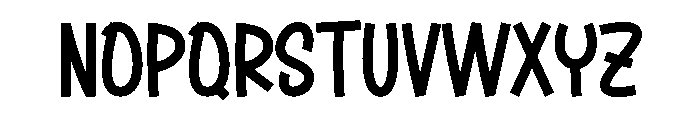 Music Family Font LOWERCASE