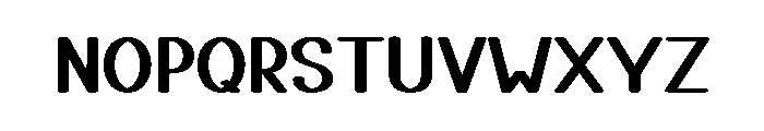 Music Romance Font LOWERCASE