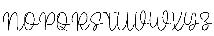 Musical Christmas Font UPPERCASE