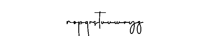 Musical Christmas Font LOWERCASE