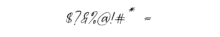 Musikalist Italic Font OTHER CHARS