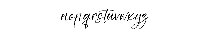 Musikalist Italic Font LOWERCASE