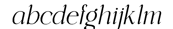 Musline-Italic FONT