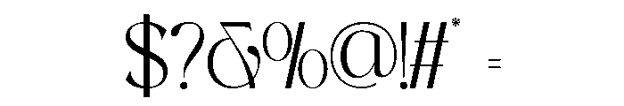 Musline-Regular Font OTHER CHARS