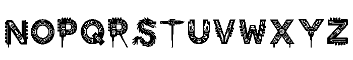 Mustafa Regular Font LOWERCASE