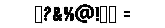 Mustang Bold Regular Font OTHER CHARS