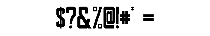 Mustang Regular Font OTHER CHARS