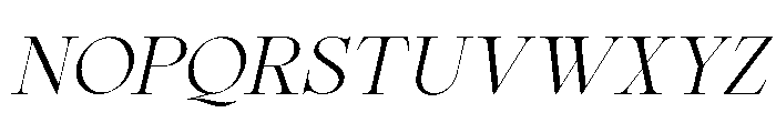 Mustinya Italic Font UPPERCASE