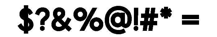 Mustlow Black Font OTHER CHARS