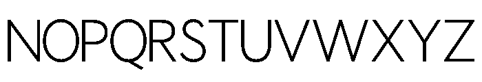 Mustlow Light Font LOWERCASE