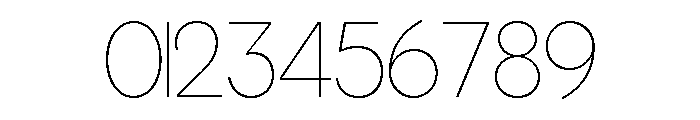 Mustlow Thin Font OTHER CHARS