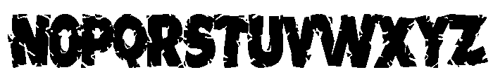 Mutant Ninja Font UPPERCASE