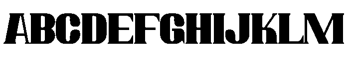 Mutgia Font UPPERCASE