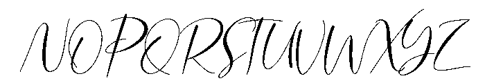 Muthia Sari Regular Font UPPERCASE