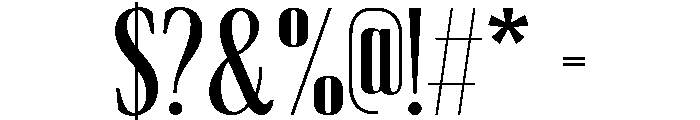 Muzzaro Regular Font OTHER CHARS