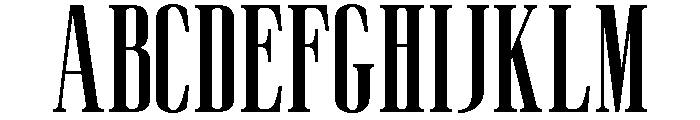 Muzzaro Regular Font UPPERCASE