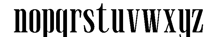 Muzzaro Regular Font LOWERCASE