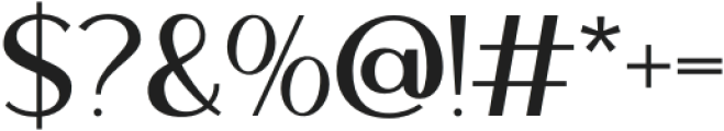 MULACENO-Regular otf (400) Font OTHER CHARS