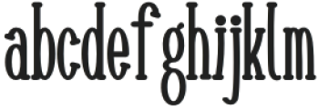 MURBEY Regular otf (400) Font LOWERCASE