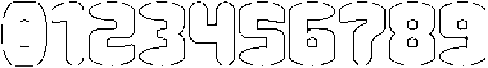 MUSIC THING-Hollow otf (100) Font OTHER CHARS