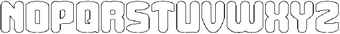 MUSIC THING-Hollow otf (100) Font UPPERCASE