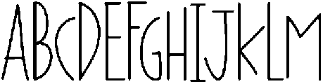 MUSTIKA Regular otf (400) Font UPPERCASE