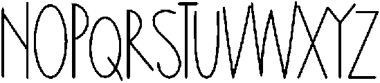 MUSTIKA Regular otf (400) Font UPPERCASE