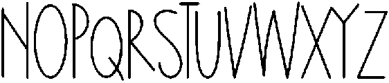 MUSTIKA Regular otf (400) Font LOWERCASE