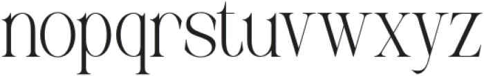 MUSTY SERIF Thin otf (100) Font LOWERCASE