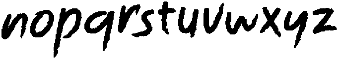 Mucillage Notes Regular otf (400) Font LOWERCASE