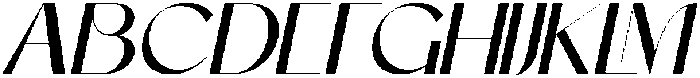 Mucks Oblique otf (400) Font UPPERCASE