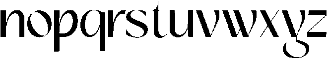 Mucks otf (400) Font LOWERCASE