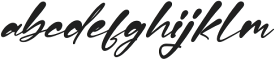 Mucqlley Hunttler Italic otf (400) Font LOWERCASE