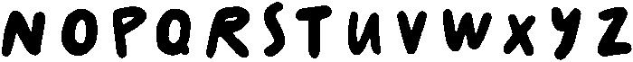 Muddle Regular otf (400) Font UPPERCASE