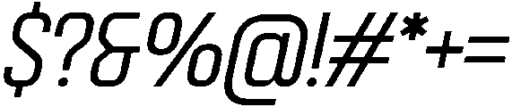 Mudhead Bold Italic otf (700) Font OTHER CHARS