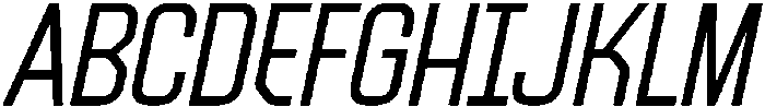Mudhead Bold Italic otf (700) Font UPPERCASE