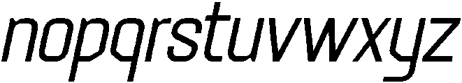 Mudhead Bold Italic otf (700) Font LOWERCASE