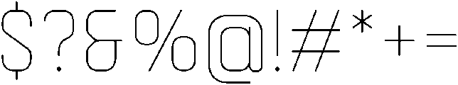 Mudhead Light otf (300) Font OTHER CHARS