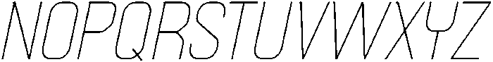 Mudhead Slab Regular Italic otf (400) Font UPPERCASE