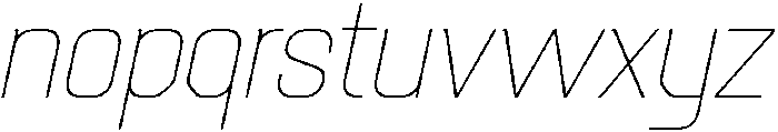 Mudhead Slab Regular Italic otf (400) Font LOWERCASE